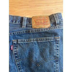 Levi’s 550 Relaxed Fit Blue Jeans – Men’s 44x34
